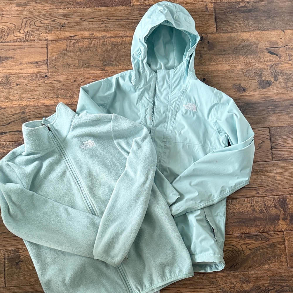 The North Face Girls' Mint Green 2-Piece Jacket Set